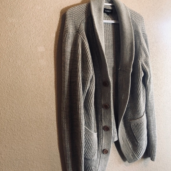 Men’s lightweight fitted cardigan - Picture 2 of 3